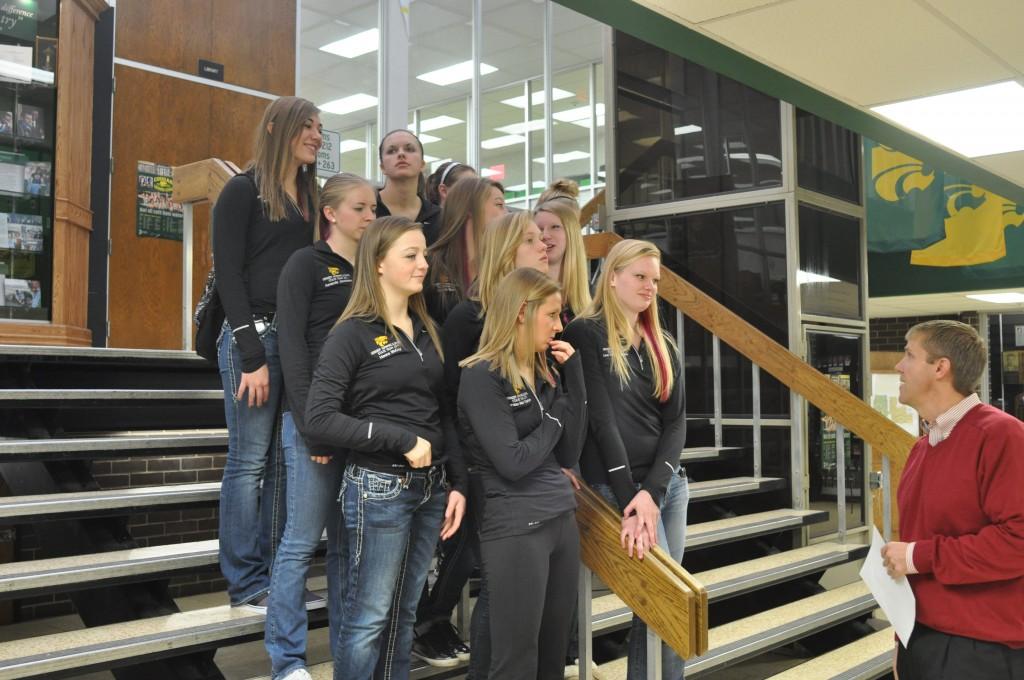 Eleven members of the cougar swimming and diving team are off to Marshalltown today for the State Swim Meet. The girls will swim in their events tomorrow starting at 12:30.