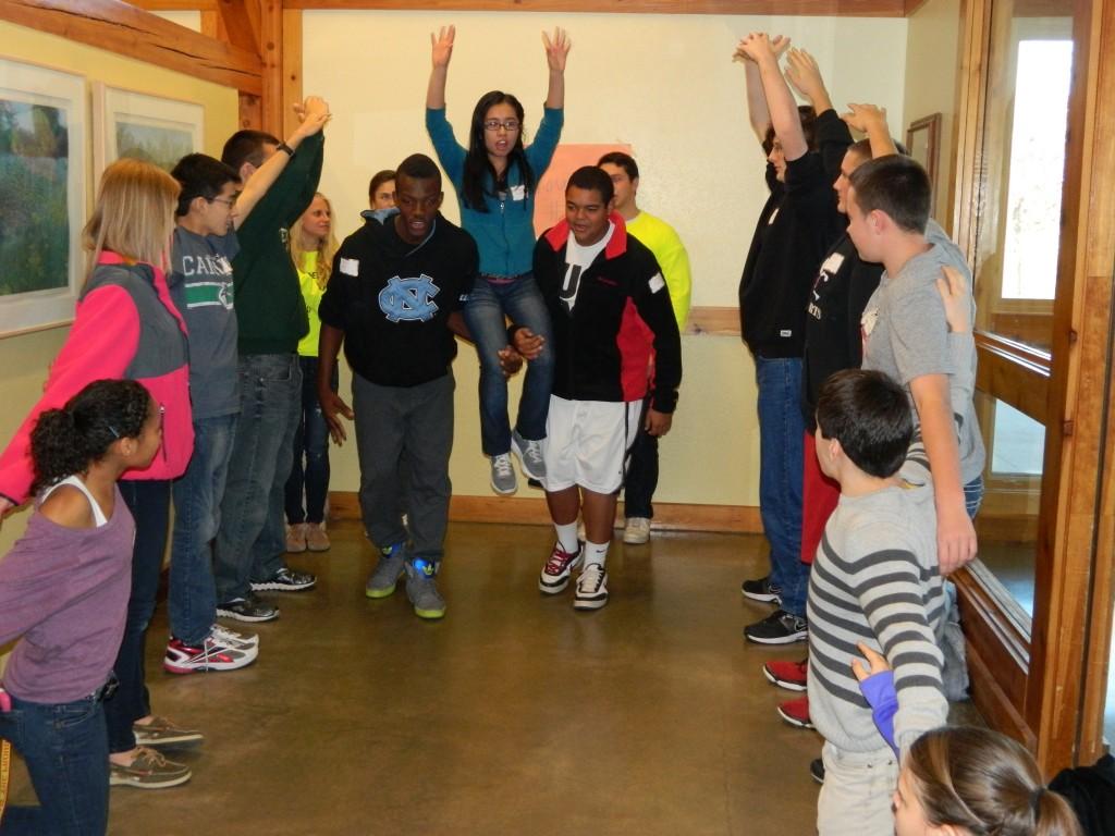 Students participate in fall leadership retreat
