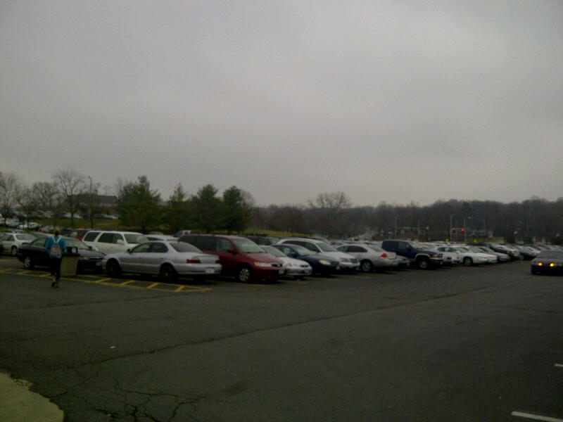 Kennedys South Lot tends to be overcrowded. 