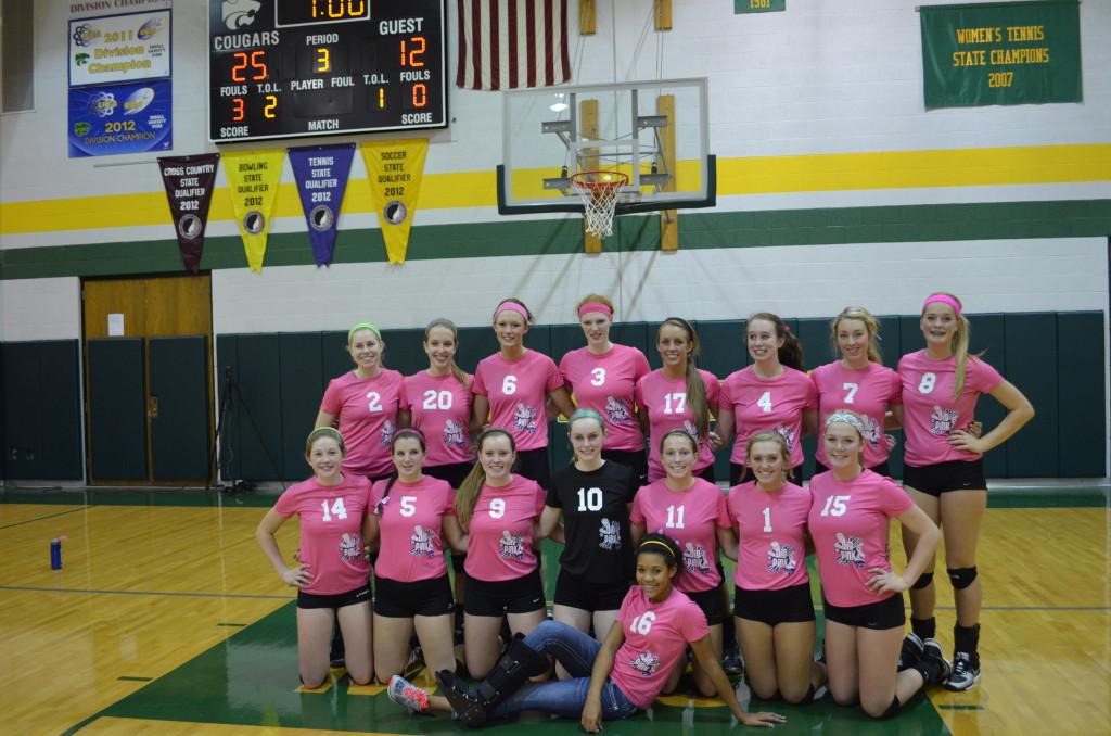 Kennedy+volleyball+pink+out