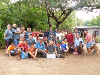 Syndy Richey pictured above with eight other members of her mission trip