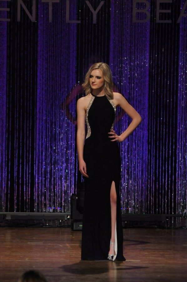 Madeline Kelley at Newton High School, right before she walks in the circle the wrong way, but dont worry she pulls it off and looks great doing it. 
