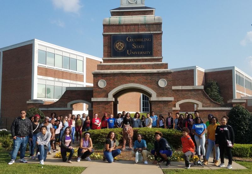 One of the Cedar Rapids students college visits was at Grambling State University in Grambling, Louisiana.
