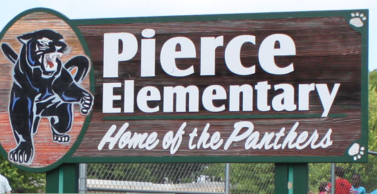 Pierce Elementary School is one of a few that would be demolished and rebuilt. 