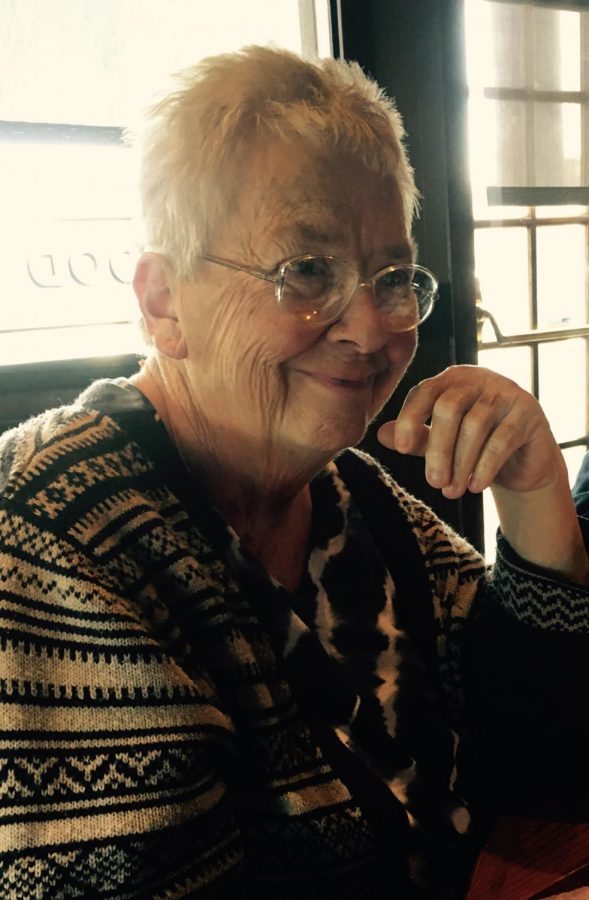 Nancy Melsa, the grandmother of Davis and Foley enjoying a birthday lunch at Red Lobster in Nov. 2016.