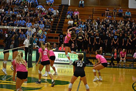 Dig Pink Volleyball Match vs. Jeff