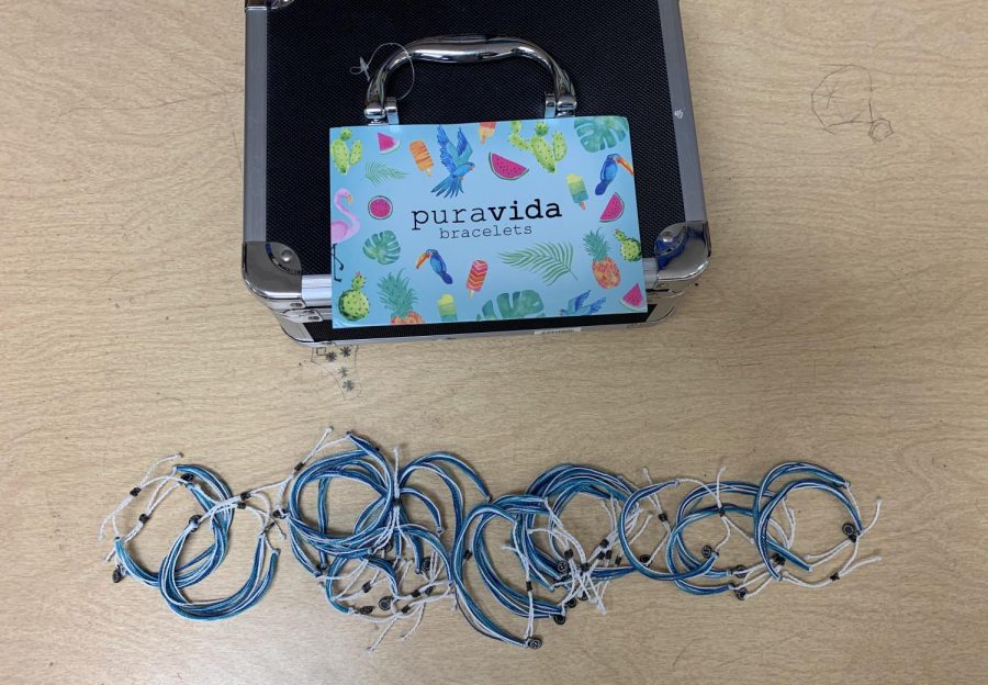KVDT is selling blue and white Pura Vida bracelets on Dec. 19 and 20 to raise money for the various items that the team needs throughout the season.
