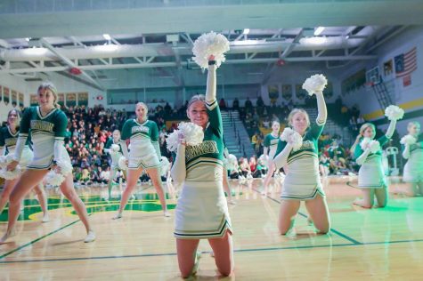 Dance team performs at Winter Pep Assembly on Dec. 1.