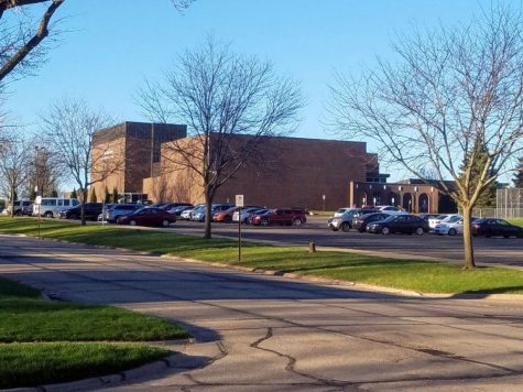 Cedar Rapids Kennedy High School, a public school, from the outside.