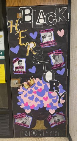 Teachers across the building decorate the doors for Black History Month.