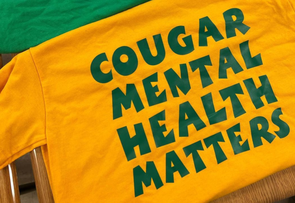 Shirts created for Cougar Bandana to promote mental health.