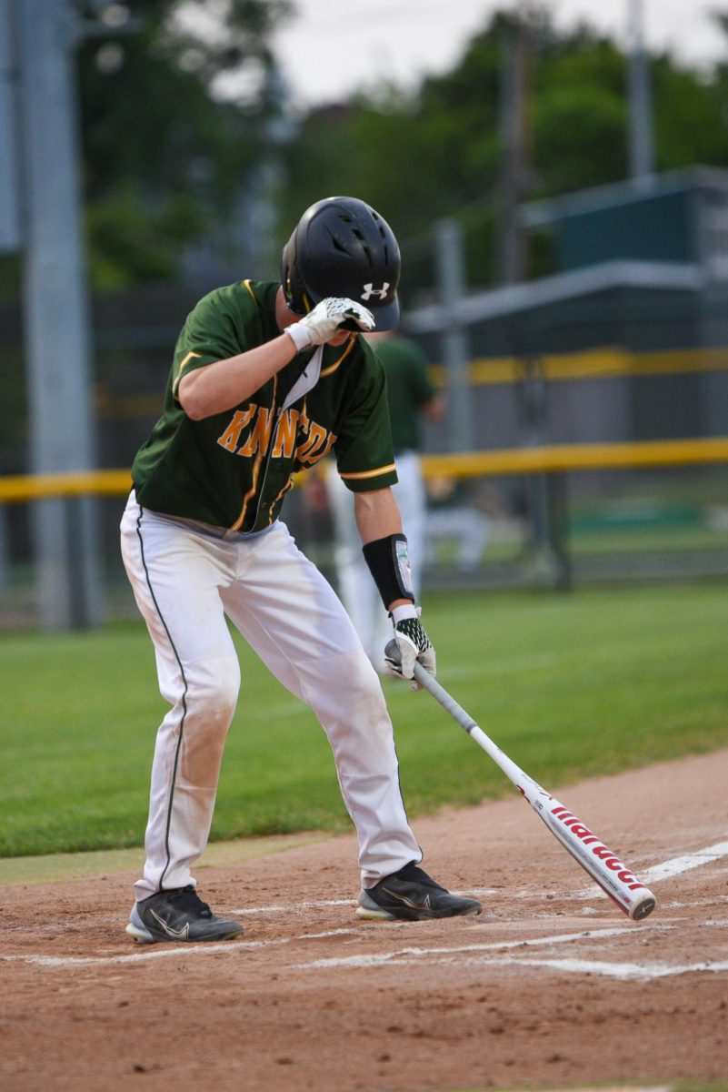 Danny Doyle gets ready for the pitch.