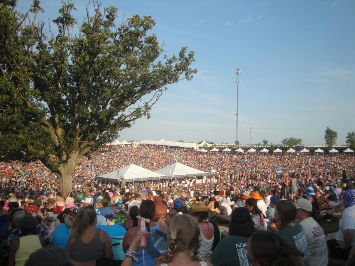 Iowa's Hinterland Music Festival grounds packed shoulder-to-shoulder with patrons on day three.