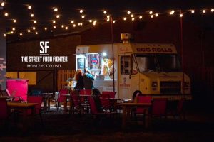 The Street Food Fighter serves food to the Cedar Rapids community.
