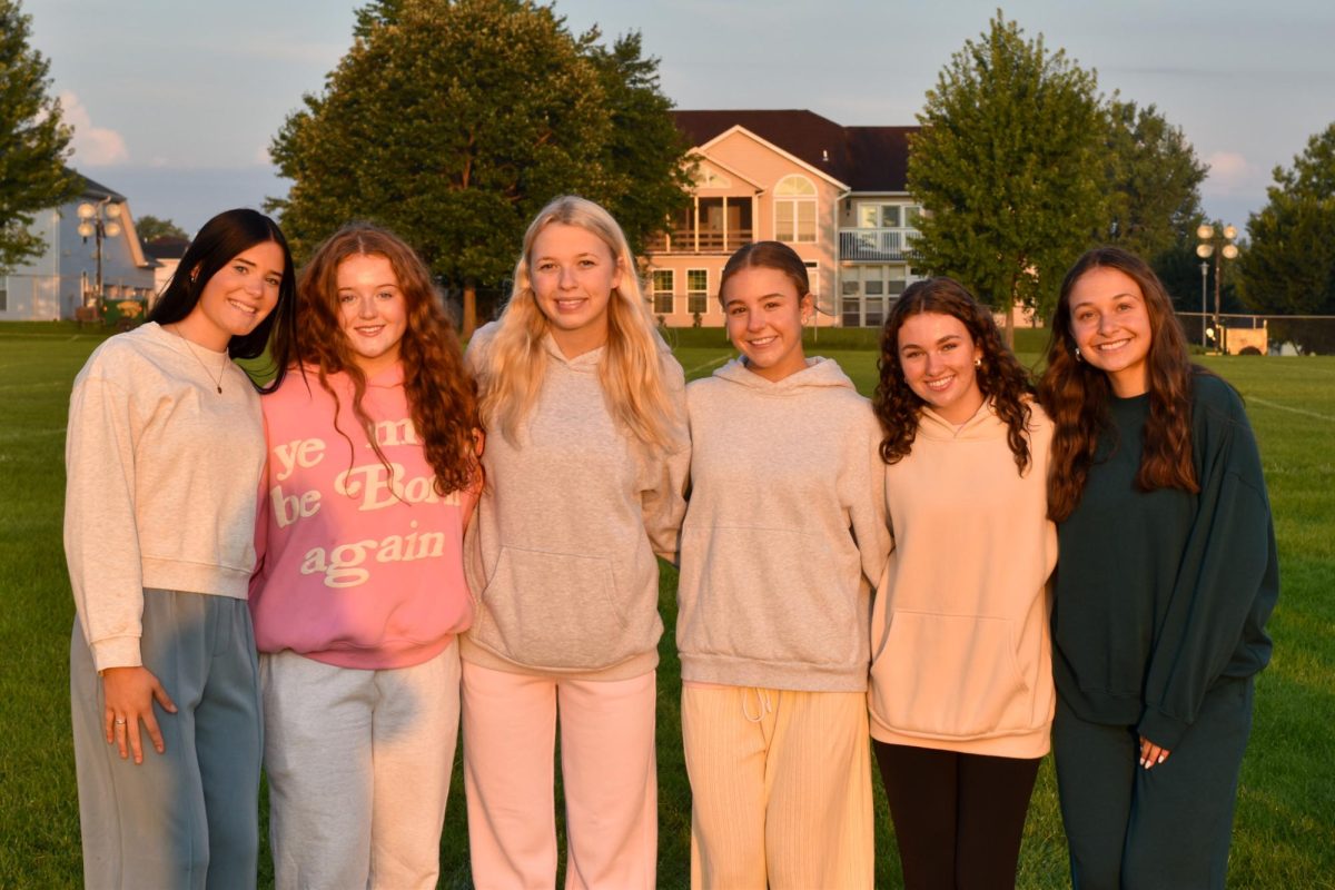 Emerson Blocker, Cara Crock, Irelyn Ballard, Addison Kellogg, Grace Ulferts, and Emily Brandt.