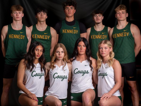 Kennedy High School track and field participants qualify for the Drake Relays this coming weekend.