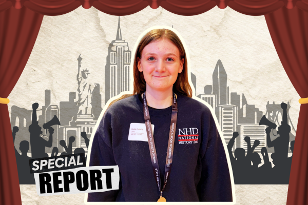 Katie Hubbs Competes in the National History Day Contest, Making it to the State Competition.